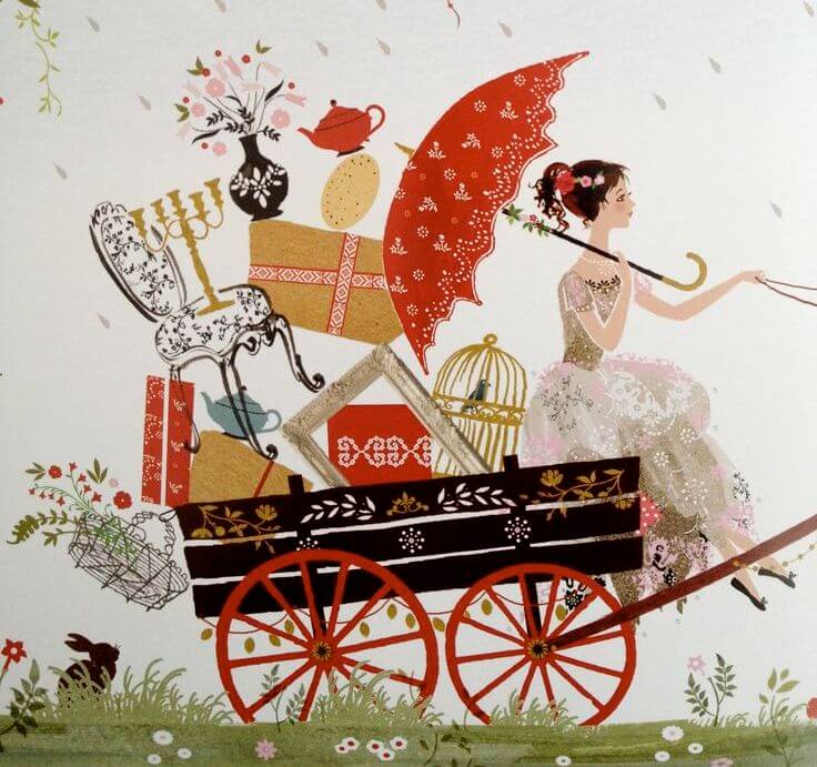 joven en carro contenta porque la vida cambia