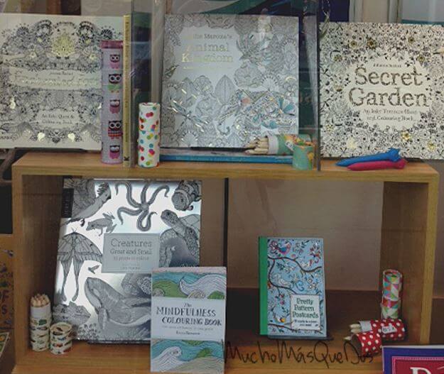 Selección de libros para pintar de colores el estrés