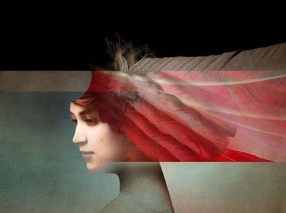 Mujer mostrando sus imperfecciones