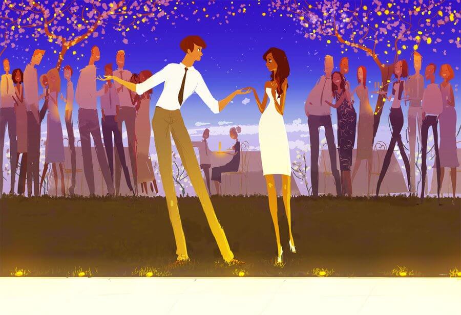Pareja bailando