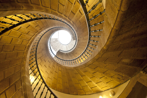 Escalera en espiral