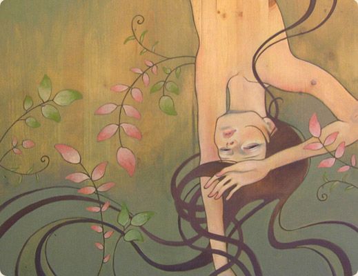 joven sin ropa cabeza a bajo