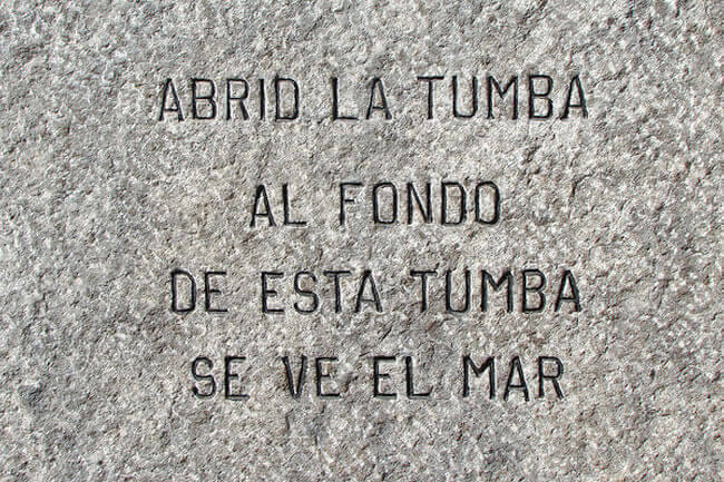 Epitafio de Vicente Huidobro