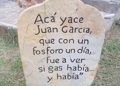 Genios y figuras, hasta en sus epitafios