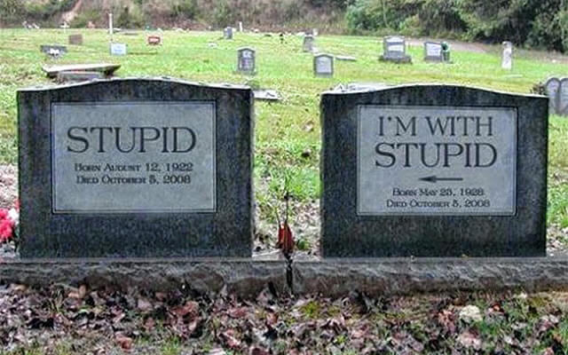 Funny epitaphs