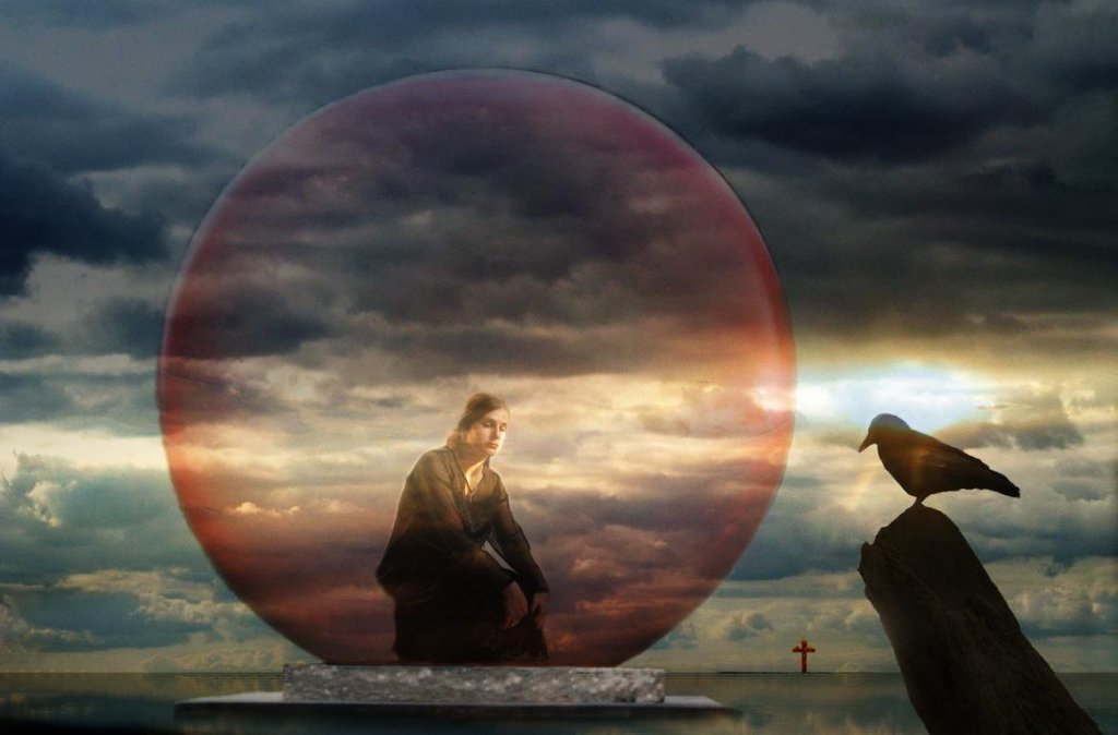 Joven pensando en el suicidio