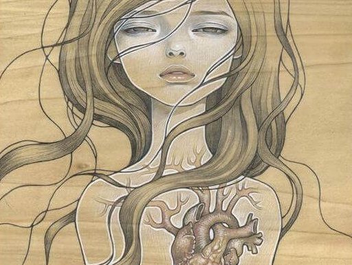 Mujer con corazón