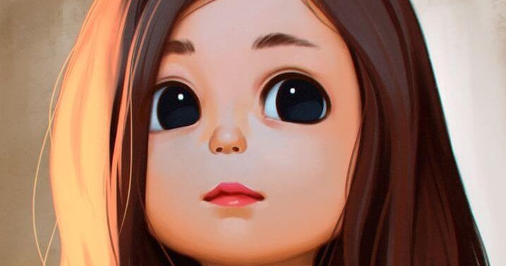 Niña de ojos negros