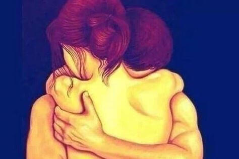 couple hugging