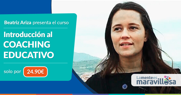 Banner del curso de coaching educativo de Beatriz Ariza