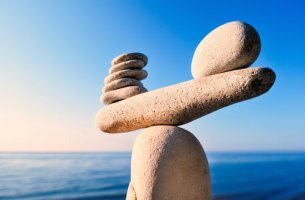 Piedras equilibradas unas sobre otras