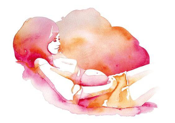 ilustración de mujer embarazada