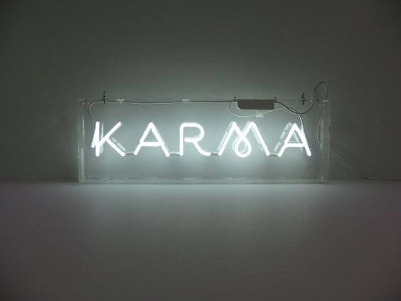 Palabra karma iluminada