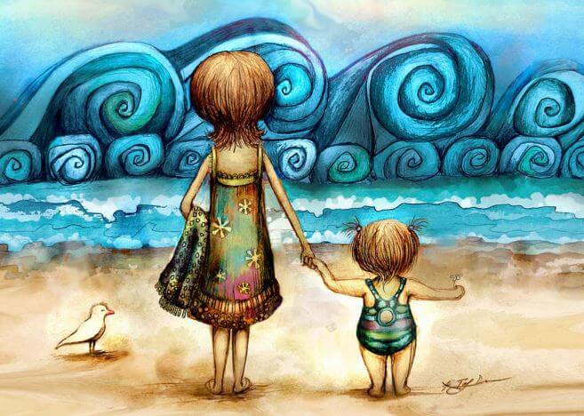 mère-et-enfant-sur-la-plage