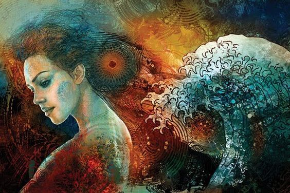 mujer al lado de un árbol