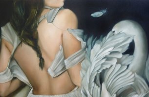 mujer cisne