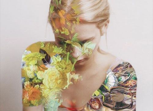 mujer con naturaleza