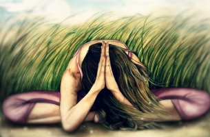 Mujer practicando mindfulness
