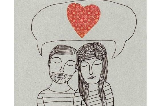couple pensant à l'amour et appréciant ce que nous entendons quand nous aimons quelqu'un