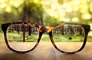 Gafas mostrando realidades