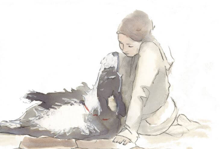 chica-con-su-perro