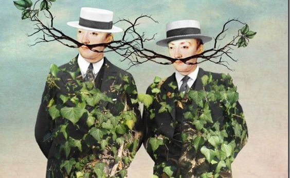 hombres con sombrero