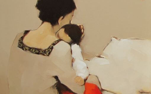 madre con su hijo