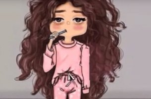 Mujer en pijama