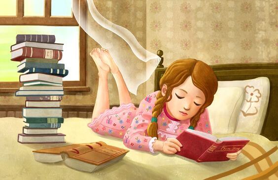 niña leyendo