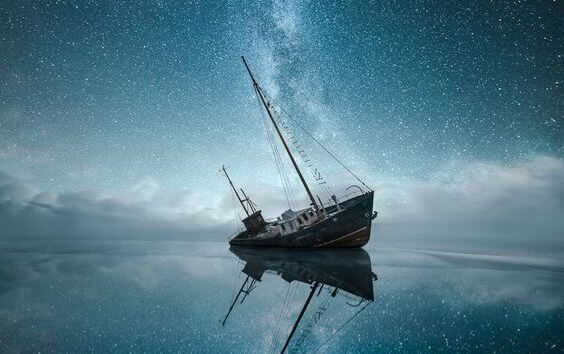 barco abandonado
