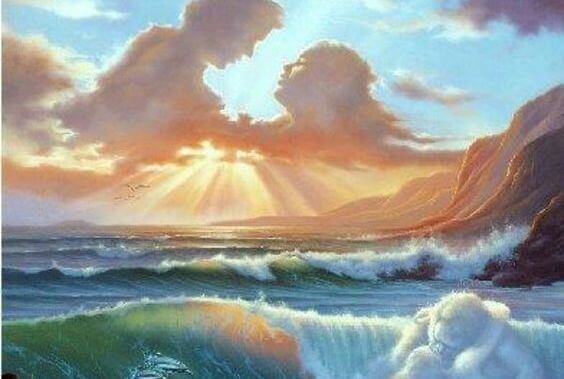 Figuras de pareja en el cielo