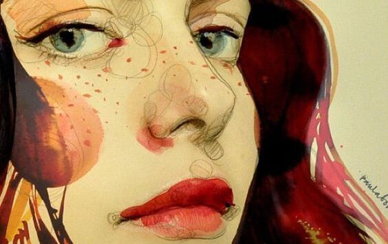 illustratie van een vrouw die niet wacht tot anderen iets doen