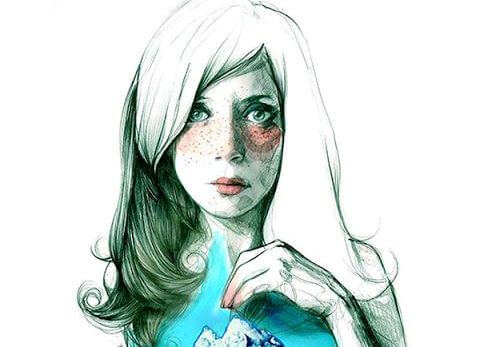 A sad woman, depicting the idea of expecting others to behave as you want.