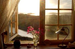 ventana abierta ante un paisaje que se disfruta a solas