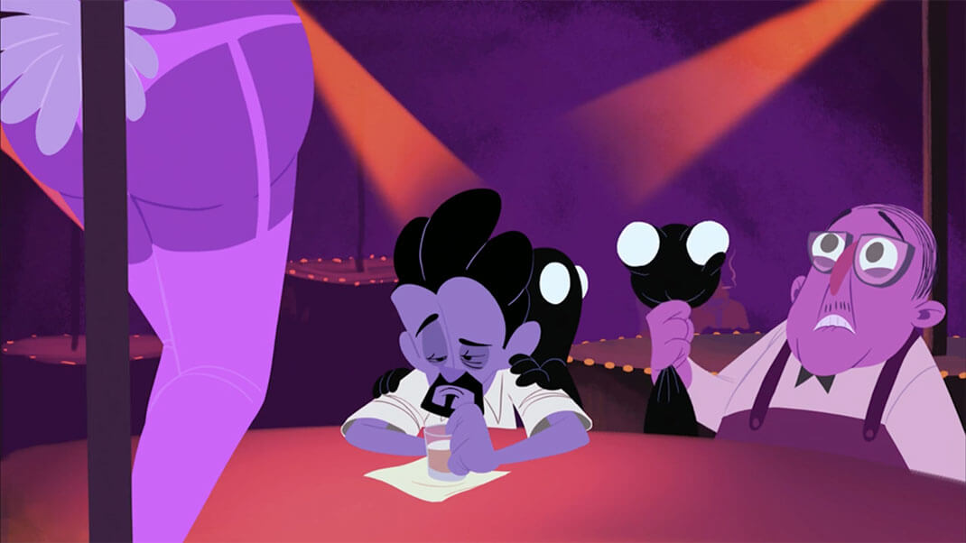 Hombre con depresión