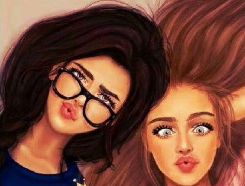 Amigas haciendo locuras