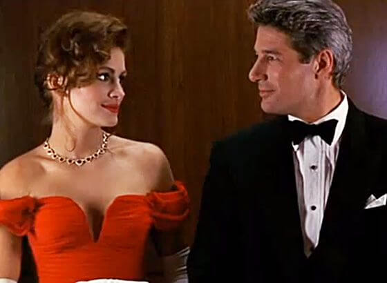 Julia Roberts y richard gere en pretty woman