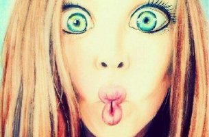Mujer con buen humor