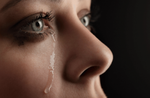 mujer llorando