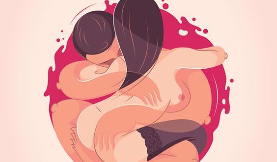 PAreja representando sexualidad