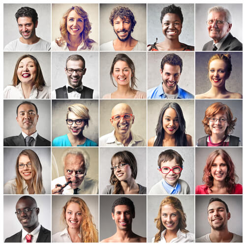 Caras de personas