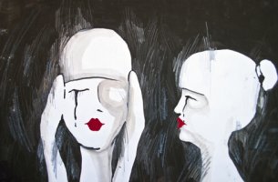 Dos personas tristes
