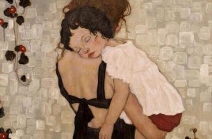 madre con niña