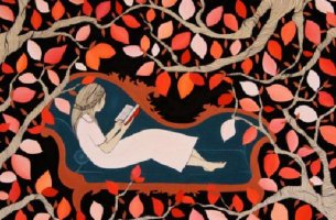 Mujer leyendo un libro