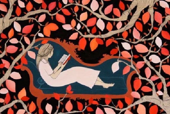 Mujer leyendo un libro