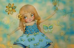 Niña triste de Karin Taylor
