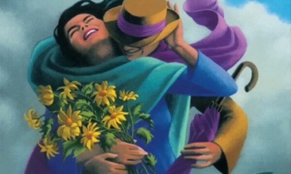 pareja feliz