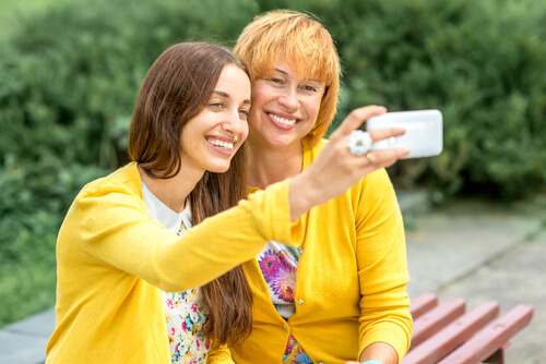 Madre e hija foto
