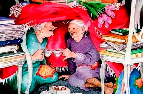 ancianas felices
