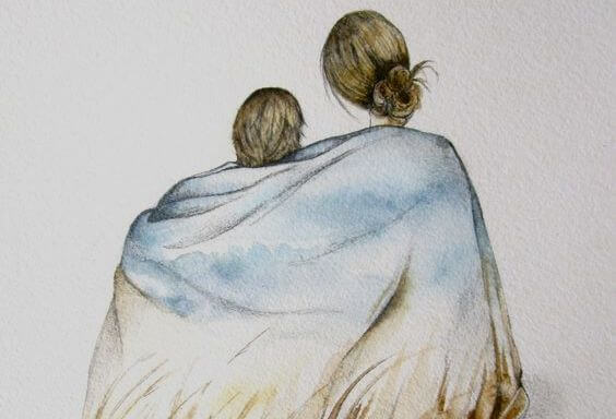 madre e hijo
